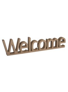 MDF felirat Welcome, 25x1,5x5,5cm