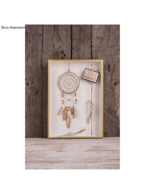 Fakeret hátfallal, 32x32x5cm