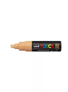 Dekormarker 8mm, Uni Posca PC-8K világos narancs