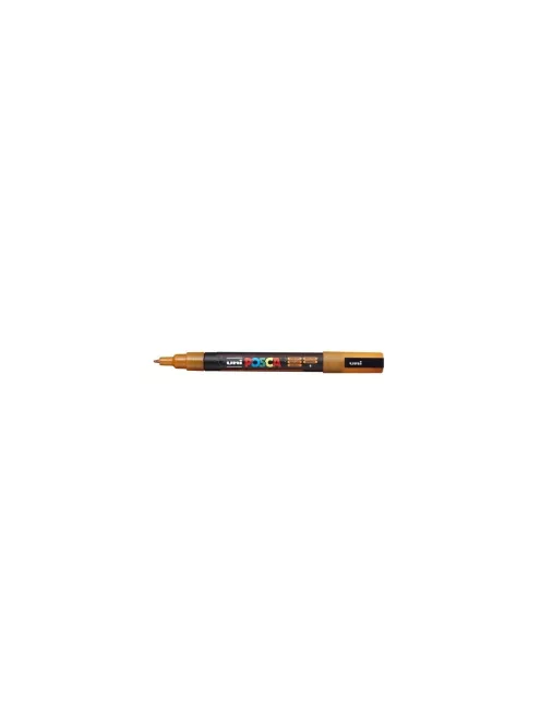 Dekormarker 0,9-1,3mm, Uni-Posca PC-3ML csillámló narancs