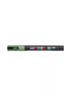 Dekormarker 0,9-1,3mm, Uni-Posca PC-3ML csillámló zöld