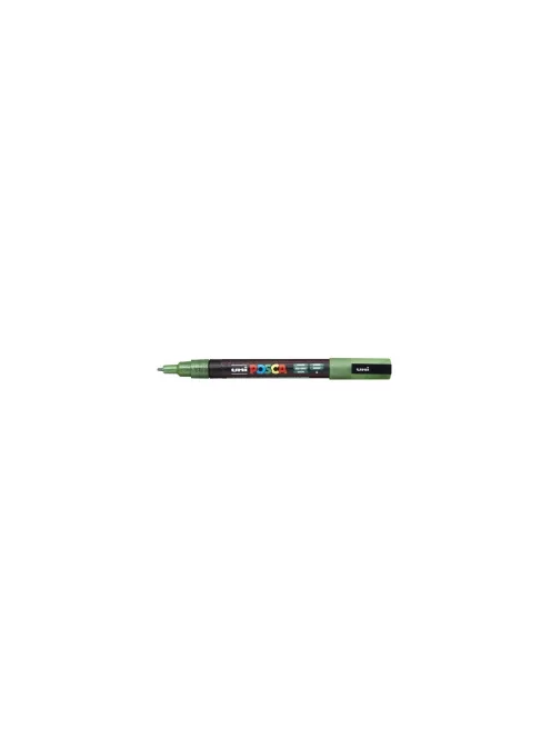 Dekormarker 0,9-1,3mm, Uni-Posca PC-3ML csillámló zöld