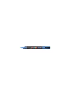 Dekormarker 0,9-1,3mm, Uni-Posca PC-3ML csillámló kék