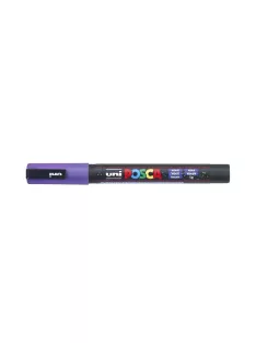 Dekormarker 0,9-1,3mm, Uni-Posca PC-3ML csillámló lila