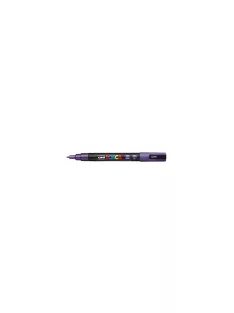 Dekormarker 0,9-1,3mm, Uni-Posca PC-3ML csillámló lila