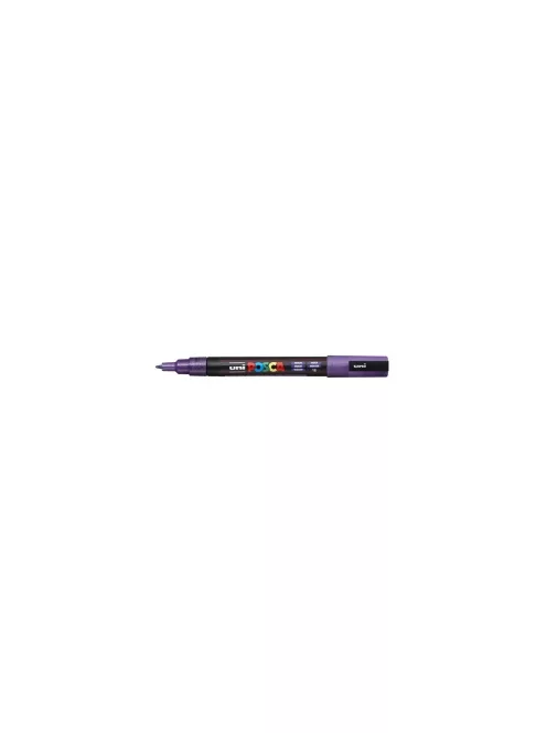 Dekormarker 0,9-1,3mm, Uni-Posca PC-3ML csillámló lila