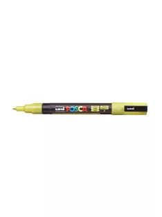 Dekormarker 0,9-1,3mm, Uni-Posca PC-3ML csillámló sárga