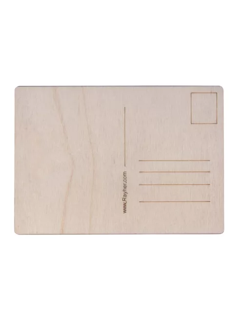 Fa képeslap, natúr 14,8x10,5x0,3cm, 2 db