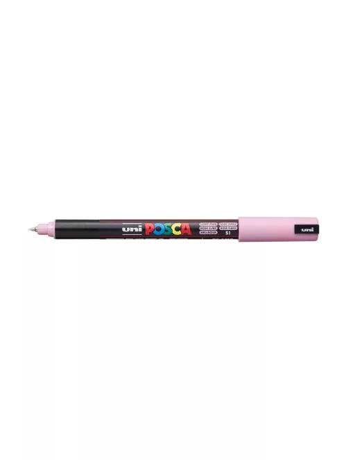 Dekormarker 0,7mm, Uni-Posca PC-1MR világos rózsaszín