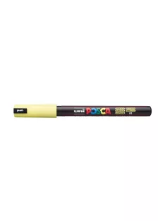 Dekormarker 0,7mm, Uni-Posca PC-1MR napsárga