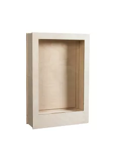 Fa építőkészlet, keret, natúr, 20x30x6,6cm, 8 db-os