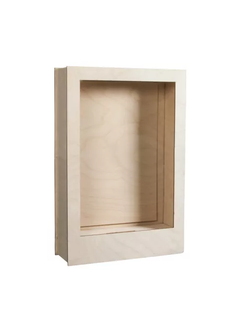 Fa építőkészlet, keret, natúr, 20x30x6,6cm, 8 db-os