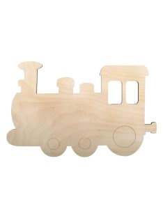   Fa építőkészlet vonatos lámpa, natúr, 29x18,3x7,5cm, 6-darabos készlet