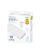 Powerbank szett 20000 mAh +20W PD töltő Platinet fehér