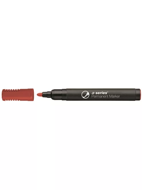 Alkoholos marker 3mm, kerek végű A-series piros