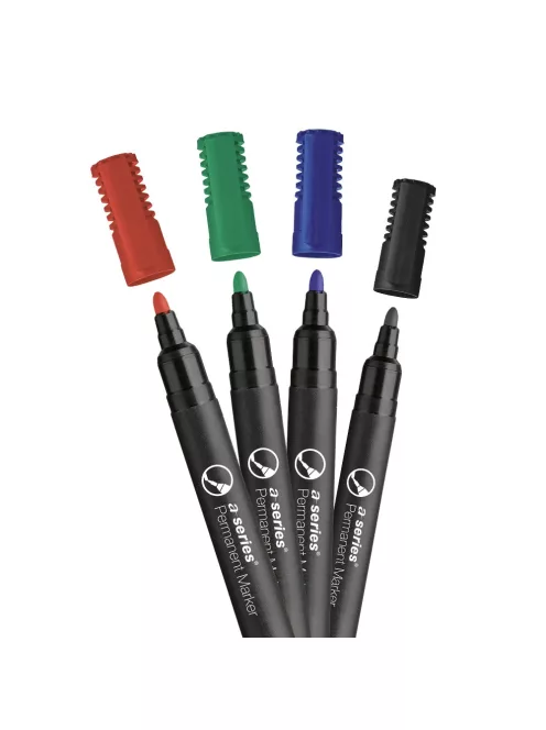 Alkoholos marker készlet, 3mm, kerek hegyű 4-es készlet A-series