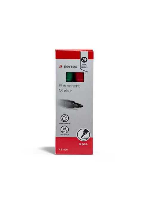 Alkoholos marker készlet, 3mm, kerek hegyű 4-es készlet A-series