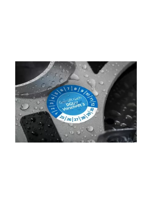 Etikett címke o20mm időjárásálló öntapadó plakett 2025-2030 15 címke/lap 8 ív/csomag Avery kék