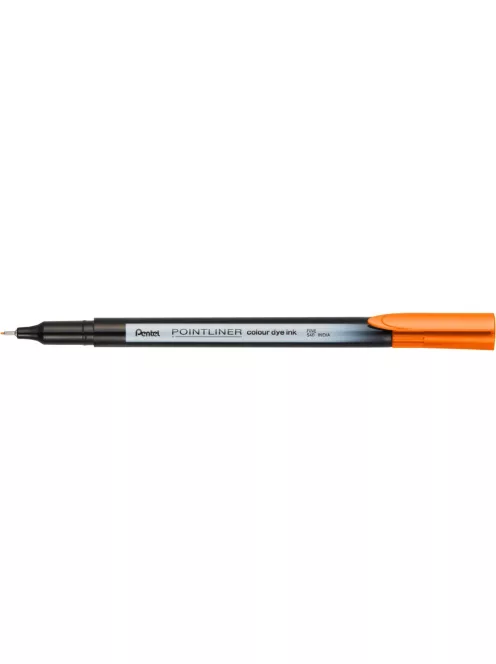 Rostirón, tűfilc 0,4mm, Pentel Pointliner narancssárga