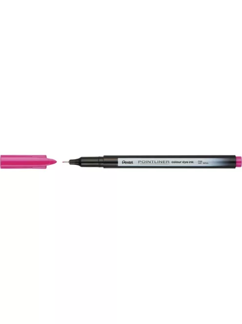 Rostirón, tűfilc 0,4mm, Pentel Pointliner rózsaszín