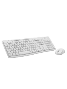   Billentyűzet+egér vezeték nélküli Silent HUN fehér Logitech MK295