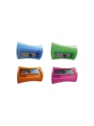 Hegyező 1 lyukú műanyag Connect különféle színek