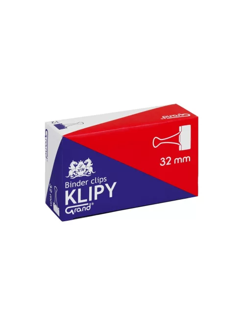 Binderkapocs 32mm, 12 db/doboz, Grand