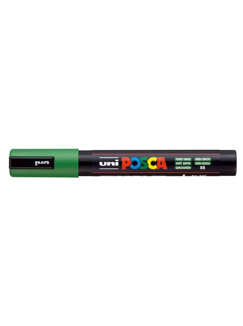 Dekormarker 1,8-2,5mm, Uni Posca PC-5M erdő zöld