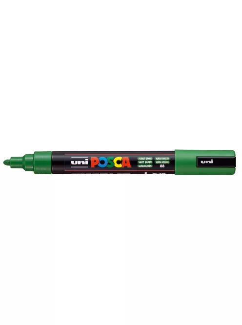 Dekormarker 1,8-2,5mm, Uni Posca PC-5M erdő zöld