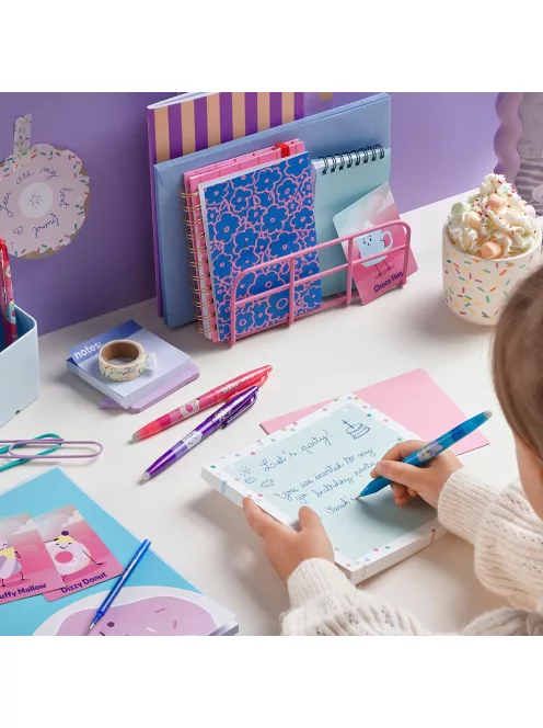 Rollertoll 0,7mm, törölhető Pilot Frixion Clicker Fancy Coral Pink, írásszín kék