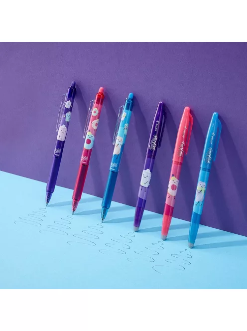 Rollertoll 0,7mm, törölhető Pilot Frixion Clicker Fancy Violet, írásszín kék