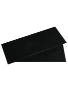 Selyempapír, fekete 50x75cm, 17g/m?, színtartó, 5 ív/csom.