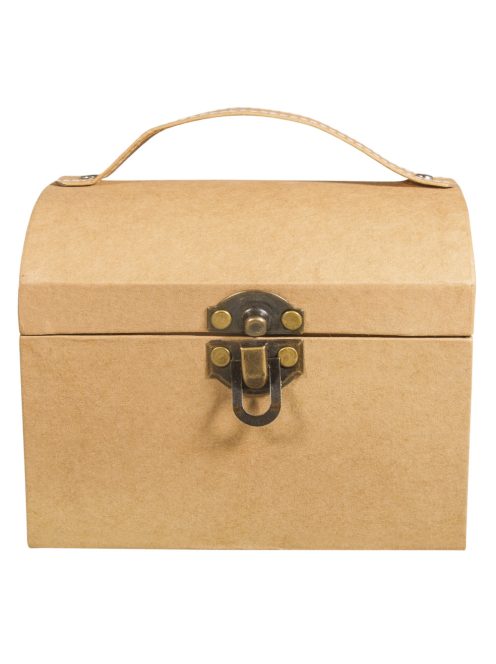 Papírmasé koffer, 13x11x10cm