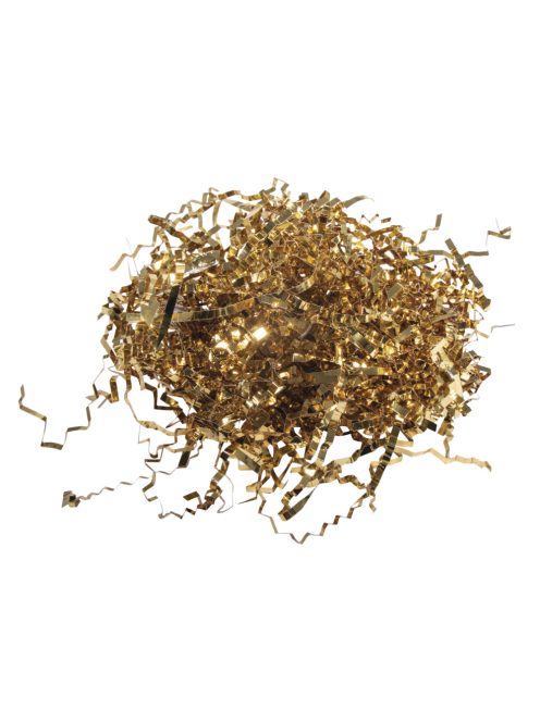Papír műfű, metál arany, 50 g