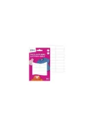 Etikett ruhacímke, 45 x 13 mm 36 címke/2 ív, Avery fehér