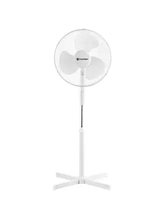   Ventilátor álló 16" 40cm átmérő 40W, fehér Platinet