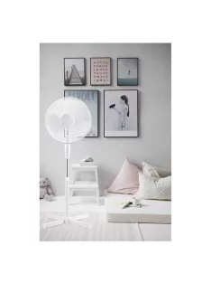   Ventilátor álló 16" 40cm átmérő 40W, fehér Platinet