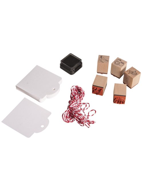 Mini fa bélyegzőkészlet- zsenge zöldségek, 5 db2x2x2,5cm