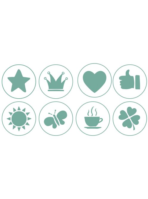 Kekszbélyegző készlet, 10-darabos