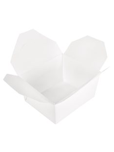   Ajándékdoboz, 600ml, fehér, 12x10,5cm, élelmiszerhez is használható, 4 db