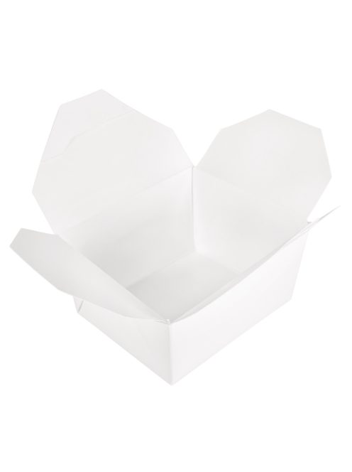 Ajándékdoboz, 600ml, fehér, 12x10,5cm, élelmiszerhez is használható, 4 db