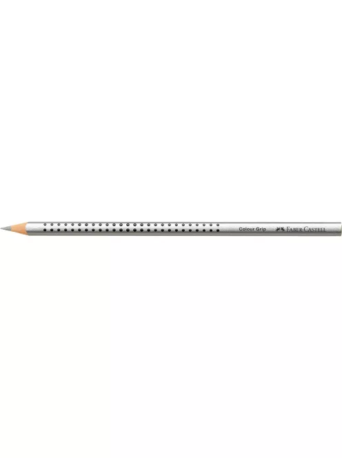 Színes ceruza háromszögletű GRIP Faber-Castell metál ezüst