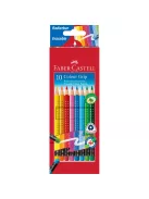 Színes ceruza készlet háromszögletű GRIP Faber-Castell 10klf. szín
