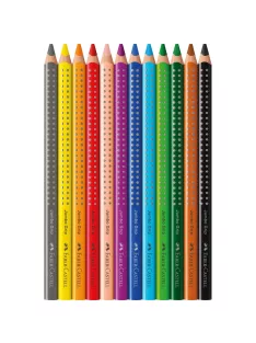   Színes ceruza készlet háromszögletű GRIP Jumbo Faber-Castell  12klf. szín