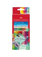 Színes ceruza készlet háromszögletű GRIP Faber-Castell  24klf. szín