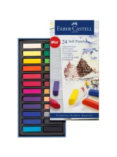   Porpasztell kréta készlet mini puha CREATIVE STUDIO Faber-Castell 24klf.szín