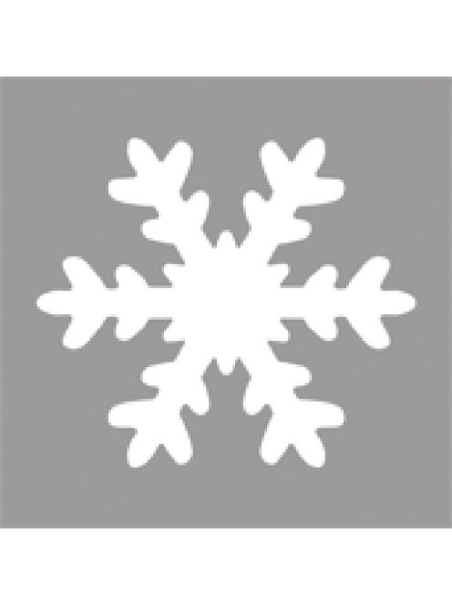 Mintalyukasztó: hópehely, 5,08cm átm.,(2)