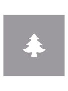 Mini mintalyukasztó karácsonyfa, 0,95cm átm.,(3/8) kulcstartóval