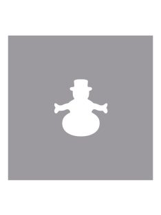   Mini mintalyukasztó hóember, 0,95cm átm.,(3/8) kulcstartóval