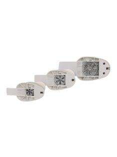   Mintalyukasztó-készlet, hópehely, 1,6cm+2,54cm+3,81cm, 3 db